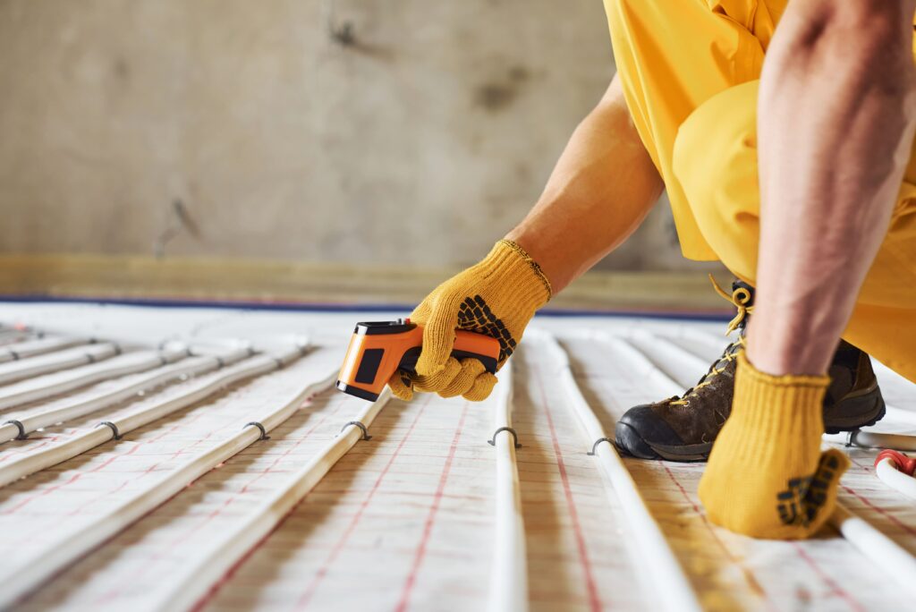 Travaux plancher chauffant