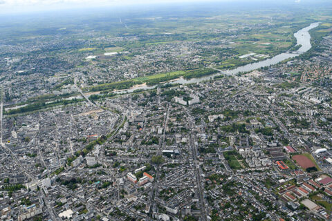 Illustration Vue aérienne Orléans