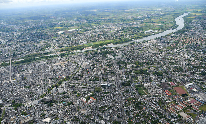 Illustration Vue aérienne Orléans