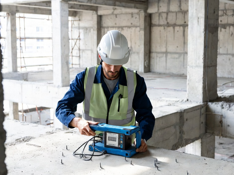 Diagnostic de structure bâtiment : mesures de contraintes par expert technique sur ouvrage en béton – Construire SA