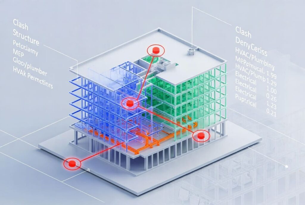 Synthèse BIM : coordination technique, clash detection et maquette numérique - Construire SA