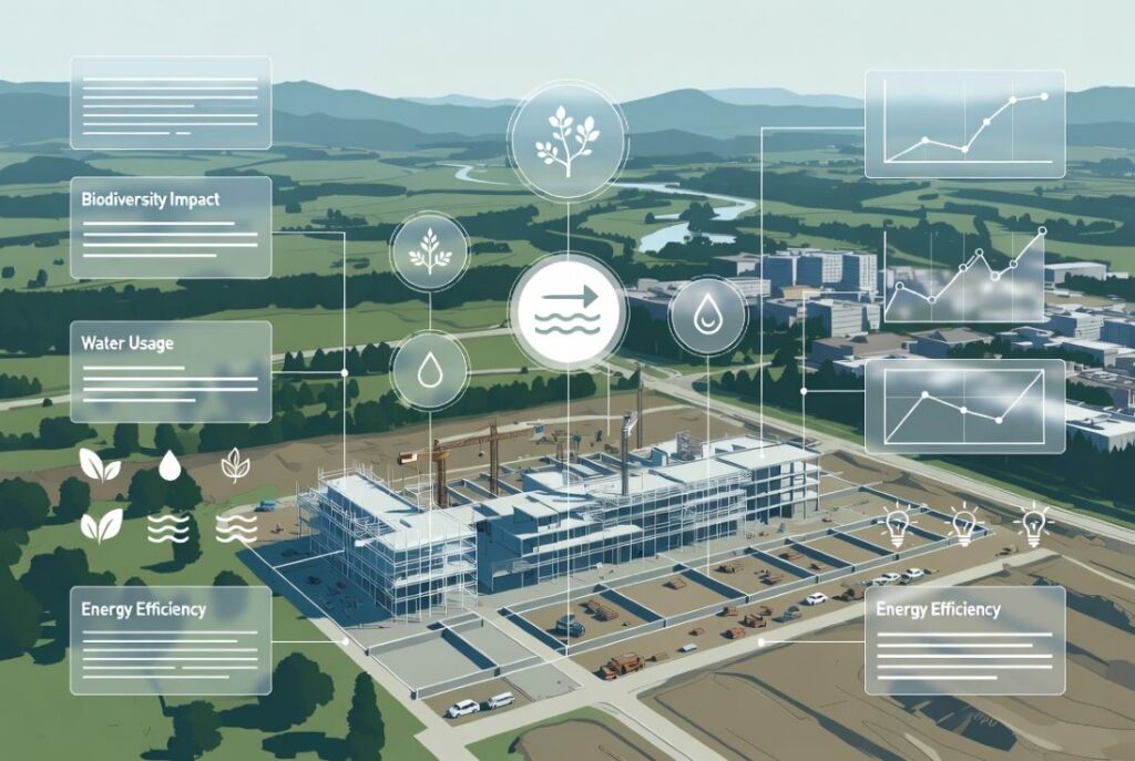 Étude d’impact environnemental : analyse écologique et solutions durables pour projet de construction.